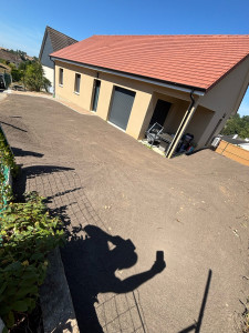 Photo de galerie - Pavage / engazonnement / clôture 