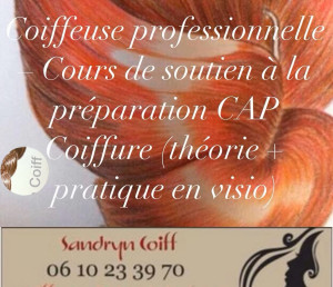 Photo de galerie - ? COACH Coiff’ : cours de soutien CAP Coiffure (théorie + pratique), en présentiel ou visio.