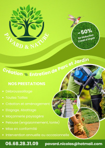 Photo de galerie - Flyer de mes prestations