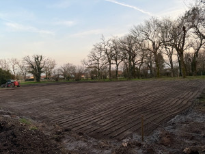 Photo de galerie - J’ai réalisé sur ce chantier 2 plateforme de plus de 2000m2 pour l’installation de serres  agricoles 