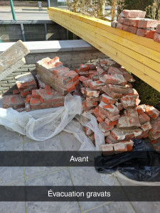 Photo de galerie - évacuation briques 