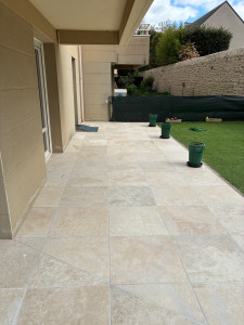 Photo de galerie - Pose de carrelage 60x60cm