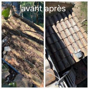 Photo de galerie - Nettoyage de toiture 