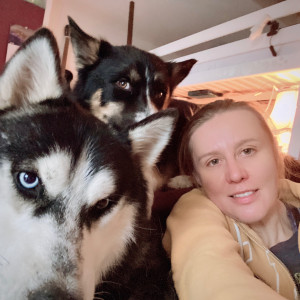 Photo de galerie - Moi et mes huskies 