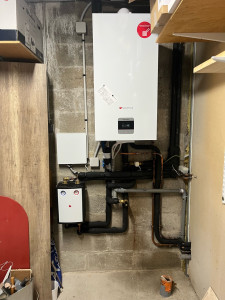 Photo de galerie - Chaudière gaz à condensation by zone radiateur plancher chauffant 