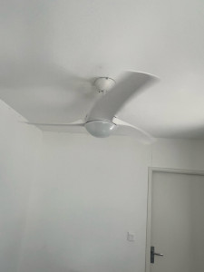 Photo de galerie - Installation d’un ventilateur