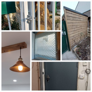 Photo de galerie - Travaux de serrurerie, soudure, pose de porte, pose de rideaux de fer.