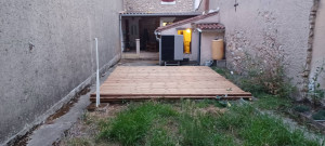 Photo de galerie - Terrasse en bois sur plots 
