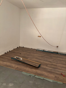 Photo de galerie - Pose de parquet