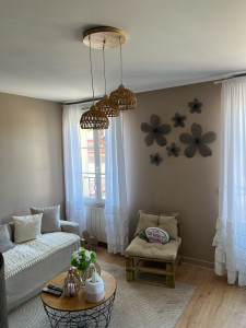 Photo de galerie - Pose de lustre décoratif