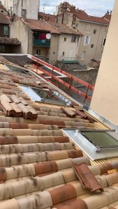 Photo de galerie - Abergement zinc des velux 