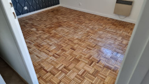 Photo de galerie - Restauration de parquet 