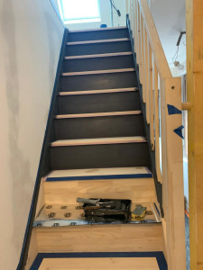 Photo de galerie - Rénovation d'escalier.

