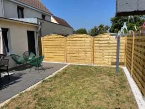 Photo de galerie - Pose de cloture 