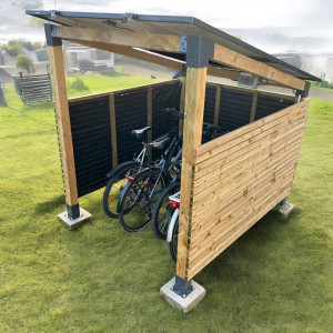 Photo de galerie - Abris de vélo fait sur mesure
