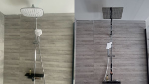 Photo de galerie - Remplacement de colonne de douche thermostatique 