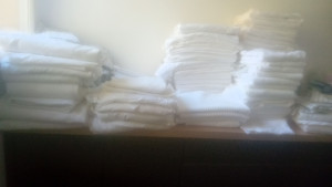 Photo de galerie - Je gère le linge chez les particuliers o les professionnels lavage repassage pliage...