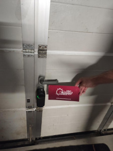 Photo de galerie - Installation serrure connectée