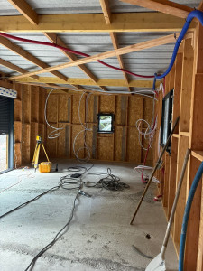 Photo de galerie - Travaux création chalet