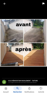 Photo de galerie - Conception et réalisation de terrasses.