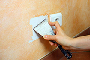 Photo de galerie - Rebouchage des trous dans du Placo