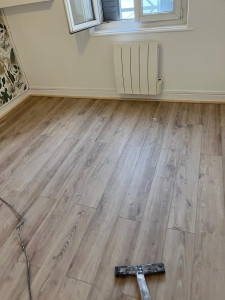 Photo de galerie - Pose de parquet - Revêtement de sol