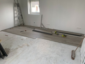 Photo de galerie - Pose de parquet