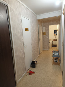 Photo de galerie - Pose de papier peint 