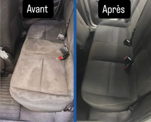 Photo de galerie - Lavage auto intérieur avec shampoing des sièges 
