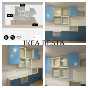 Photo de galerie - Meuble IKEA besta