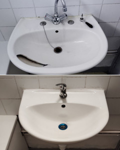 Photo de galerie - Remplacement lavabo 