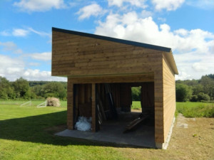 Photo de galerie - Réalisation « garage » ossature bois