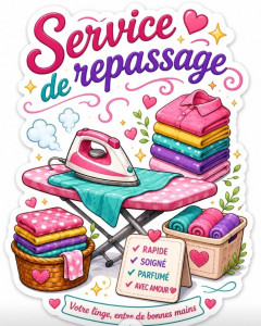 Photo de galerie - Service repassage 