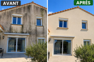 Photo de galerie - Nettoyage façade 