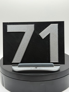 Photo de galerie - Plaque de numéro de boîte au lettre impression 3D