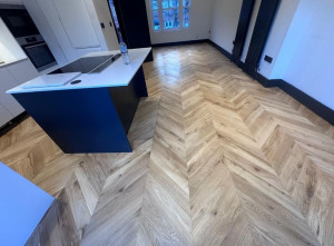 Photo de galerie - Assemblage et polissage de parquet de bonne qualité 