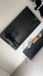 Photo de galerie - Accrochement télé 