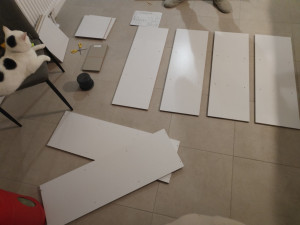 Photo de galerie - Montage meuble cube rangement