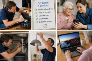 Photo de galerie - Entretien à domicile, réparation informatique, cours d’informatique et smartphone