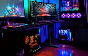 Photo de galerie - Setup gaming + workstation