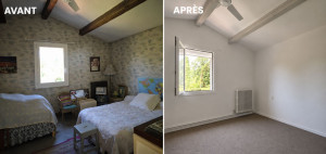 Photo de galerie - Pose moquette plus peinture.