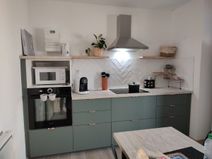 Photo de galerie - Montage + Pose cuisine Ikea + crédence. 