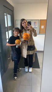 Photo de galerie - Sculpture de citrouilles