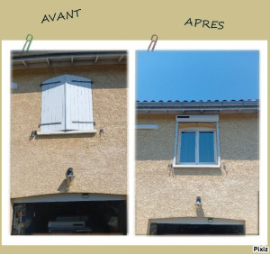 Photo de galerie - Pose volet roulant 