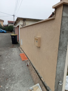 Photo de galerie - Travaux de façade les enduit 