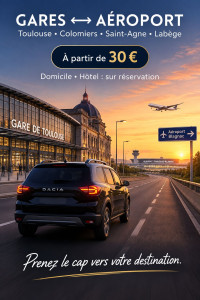 Photo de galerie - Navettes gare ↔ aéroport
Départ ou arrivée à domicile, hôtel ou autre adresse. 
me contacter par téléphone pour une réservation. 