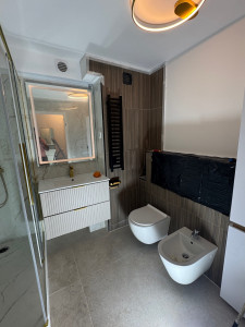 Photo de galerie - Pose du toilette et lavabo