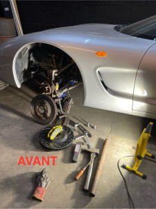 Photo de galerie - Disque de frein + plaquettes 