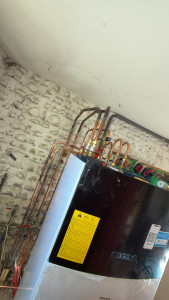 Photo de galerie - Installation de pompe à chaleur 