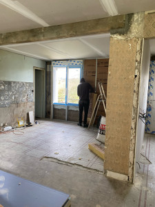 Photo de galerie - Montage de meuble de cuisine IKEA avant 